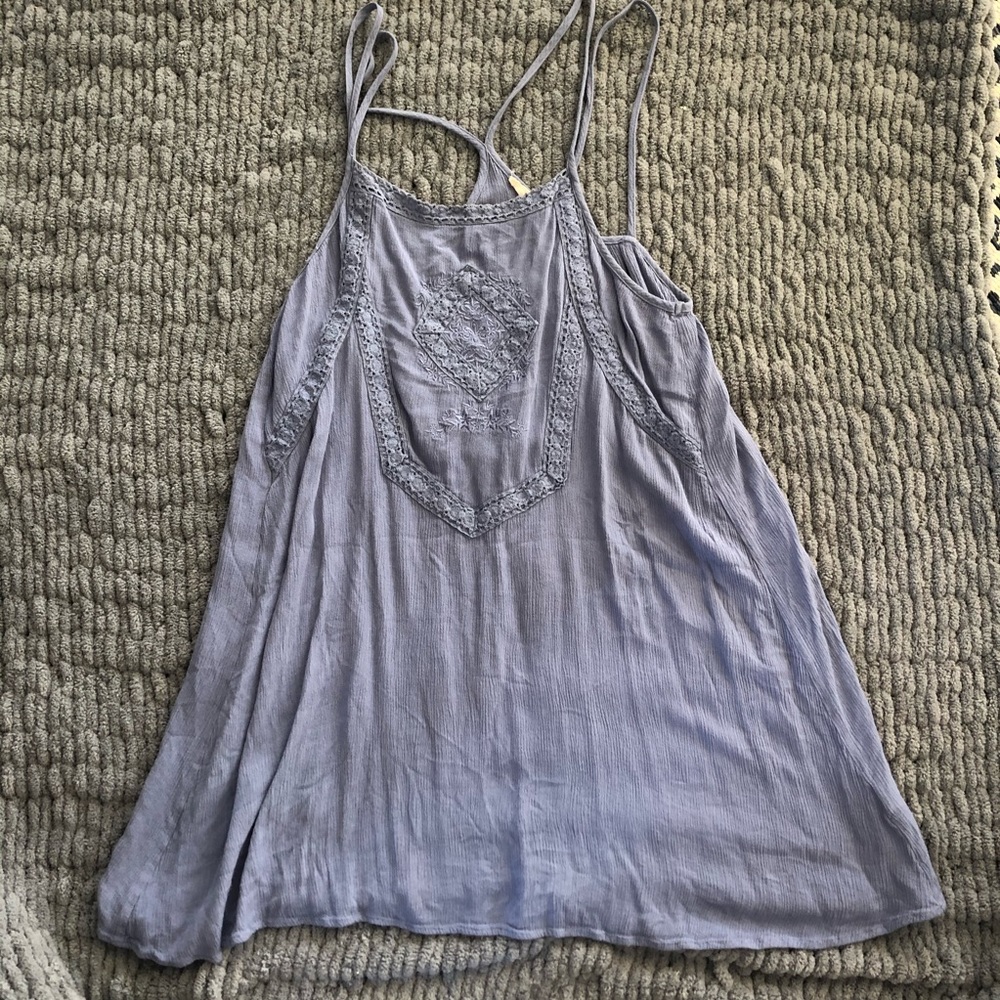 Blue Flowy Dress